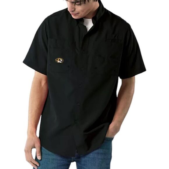 NWT Knights Apparel NCAA Short-Sleeve River Shirt Missouri Tigers - Picture 1 of 7